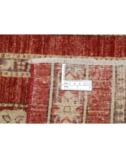 Shaal 9' 10" X 13' 7" Hand Knotted Wool Rug 9' 10" X 13' 7" (300 X 414) / Red / Wool