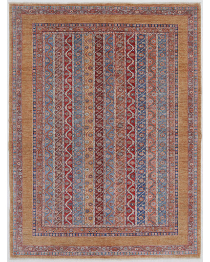 Shaal 5' 10" X 7' 9" Hand Knotted Wool Rug 5' 10" X 7' 9" (178 X 236) / Multi / Wool