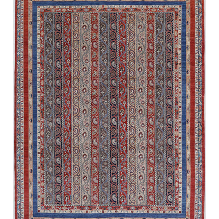 Shaal 9' 1" X 12' 0" Hand Knotted Wool Rug 9' 1" X 12' 0" (277 X 366) / Multi / Wool