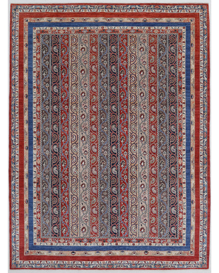 Shaal 9' 1" X 12' 0" Hand Knotted Wool Rug 9' 1" X 12' 0" (277 X 366) / Multi / Wool