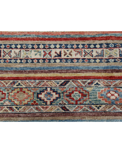 Shaal 7' 10" X 9' 2" Hand Knotted Wool Rug 7' 10" X 9' 2" (239 X 280) / Multi / Wool