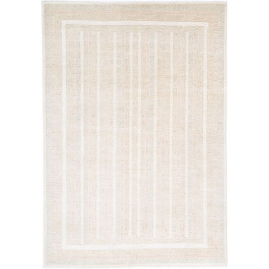 Shaal 6' 7" X 9' 6" Wool Hand-Knotted Rug 6' 7" X 9' 6" (201 X 290) / Gold / Multi