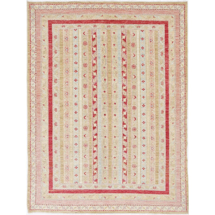 Shaal Hand-Knotted Wool Rug IVA0002902 - Natalia Rugs