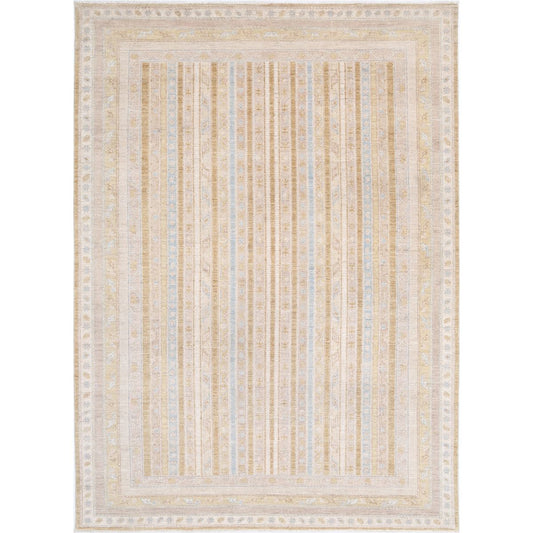 Shaal 6' 8" X 9' 2" Wool Hand-Knotted Rug 6' 8" X 9' 2" (203 X 279) / Multi / Multi