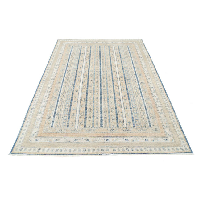 Shaal 5' 7" X 7' 8" Wool Hand-Knotted Rug 5' 7" X 7' 8" (170 X 234) / Multi / Multi