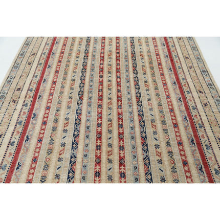 Shaal 6' 8" X 9' 6" Wool Hand-Knotted Rug 6' 8" X 9' 6" (203 X 290) / Multi / Multi