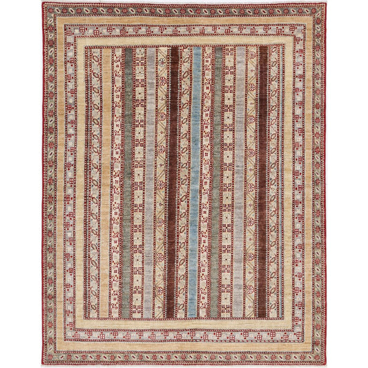 Shaal 5' 9" X 7' 4" Wool Hand-Knotted Rug 5' 9" X 7' 4" (175 X 224) / Multi / Multi