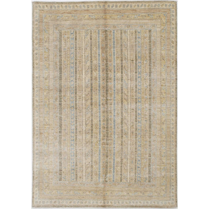 Shaal Hand-Knotted Wool Rug IVA0031319 - Natalia Rugs