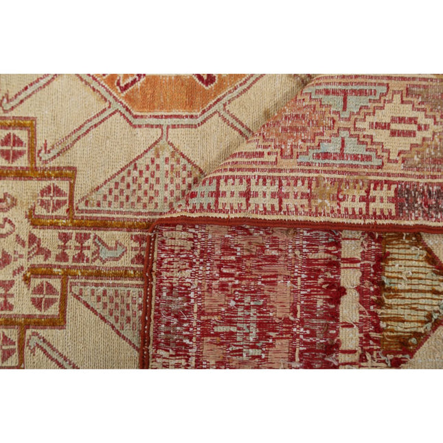 Silki Kilim 3' 11" X 6' 4" Silk Hand-Woven Kilim 3' 11" X 6' 4" (119 X 193) / Multi / Multi