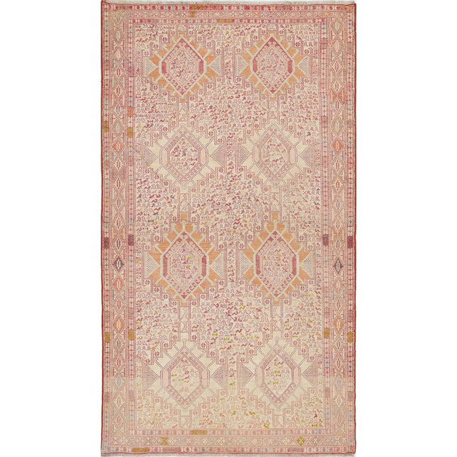 Silki Kilim Hand-Woven Silk Kilim IVA0024170 - Natalia Rugs