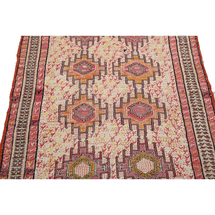 Silki Kilim 3' 6" X 5' 8" Silk Hand-Woven Kilim 3' 6" X 5' 8" (107 X 173) / Multi / Multi