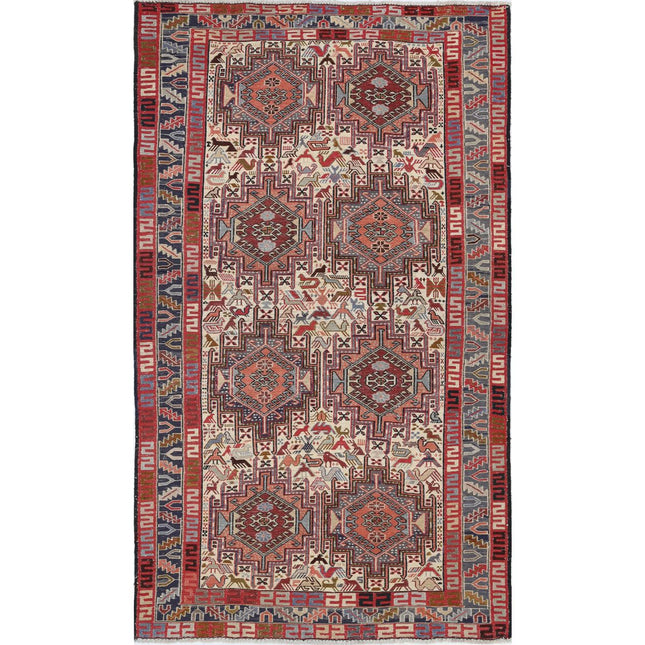 Silki Kilim Hand-Woven Silk Kilim IVA0024224 - Natalia Rugs