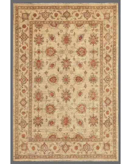 Sultanabad 5' 7" X 8' 0" Hand Knotted Wool Rug 5' 7" X 8' 0" (170 X 244) / Ivory / Wool