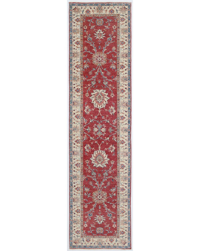 Sultanabad 2' 5" X 9' 8" Hand Knotted Wool Rug 2' 5" X 9' 8" (74 X 295) / Red / Wool