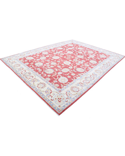 Sultanabad 8' 10" X 12' 0" Hand Knotted Wool Rug 8' 10" X 12' 0" (269 X 366) / Red / Wool