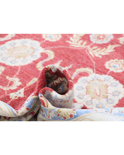 Sultanabad 8' 10" X 12' 0" Hand Knotted Wool Rug 8' 10" X 12' 0" (269 X 366) / Red / Wool
