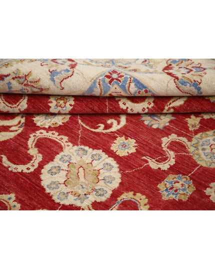 Sultanabad 8' 10" X 12' 0" Hand Knotted Wool Rug 8' 10" X 12' 0" (269 X 366) / Red / Wool