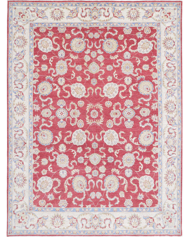 Sultanabad 8' 10" X 12' 0" Hand Knotted Wool Rug 8' 10" X 12' 0" (269 X 366) / Red / Wool