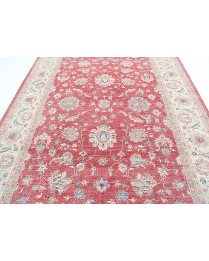 Sultanabad 8' 1" X 11' 1" Hand Knotted Wool Rug 8' 1" X 11' 1" (246 X 338) / Pink / Wool