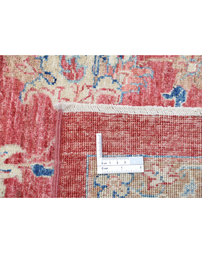 Sultanabad 8' 1" X 11' 1" Hand Knotted Wool Rug 8' 1" X 11' 1" (246 X 338) / Pink / Wool