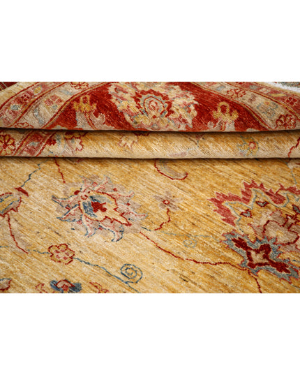 Sultanabad 8' 2" X 10' 8" Hand Knotted Wool Rug 8' 2" X 10' 8" (249 X 325) / Gold / Wool