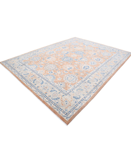 Sultanabad 8' 11" X 11' 8" Hand Knotted Wool Rug 8' 11" X 11' 8" (272 X 356) / Orange / Wool
