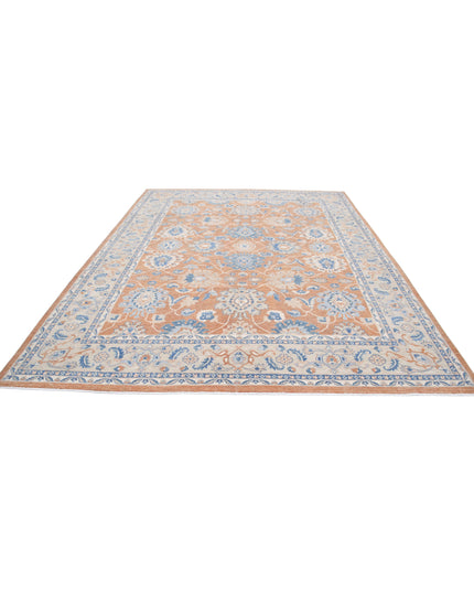 Sultanabad 8' 11" X 11' 8" Hand Knotted Wool Rug 8' 11" X 11' 8" (272 X 356) / Orange / Wool