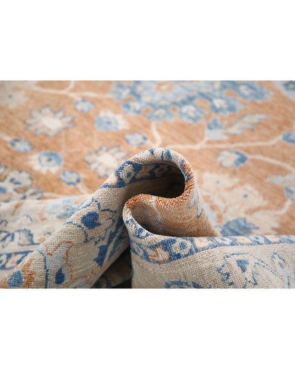 Sultanabad 8' 11" X 11' 8" Hand Knotted Wool Rug 8' 11" X 11' 8" (272 X 356) / Orange / Wool