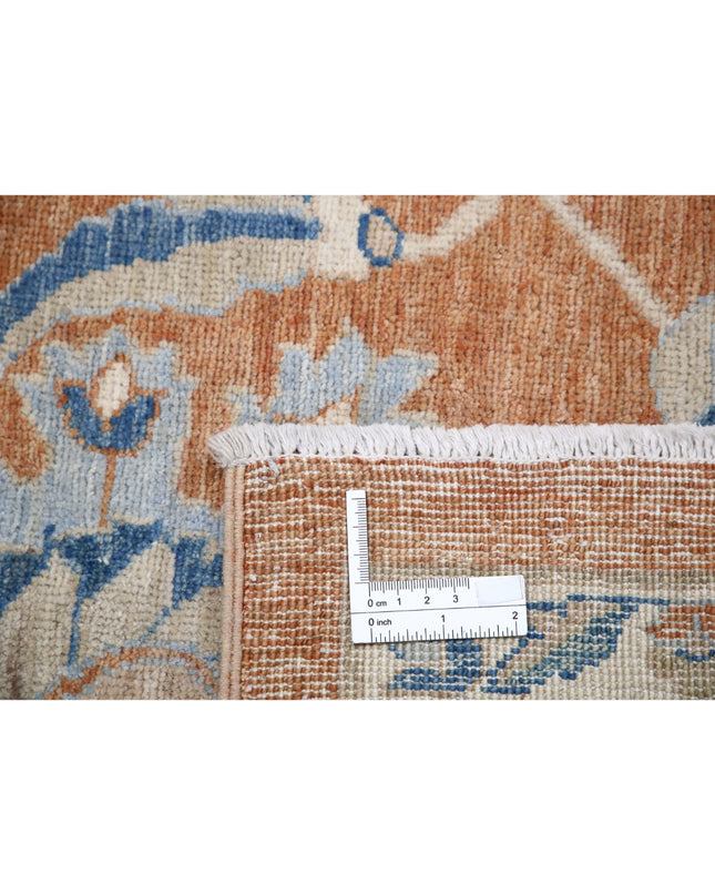 Sultanabad 8' 11" X 11' 8" Hand Knotted Wool Rug 8' 11" X 11' 8" (272 X 356) / Orange / Wool