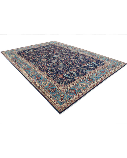 Sultanabad 9' 9" X 13' 6" Hand Knotted Wool Rug 9' 9" X 13' 6" (297 X 411) / Blue / Wool