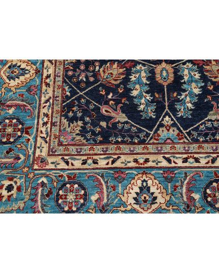 Sultanabad 9' 9" X 13' 6" Hand Knotted Wool Rug 9' 9" X 13' 6" (297 X 411) / Blue / Wool