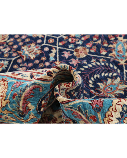 Sultanabad 9' 9" X 13' 6" Hand Knotted Wool Rug 9' 9" X 13' 6" (297 X 411) / Blue / Wool