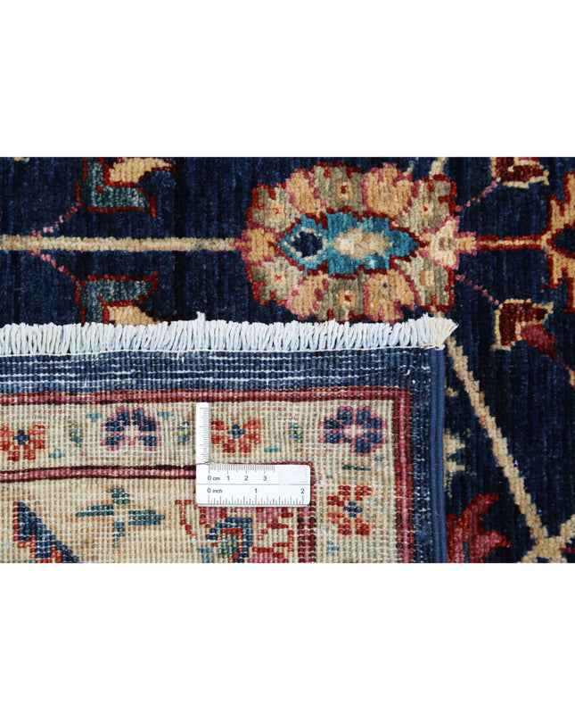 Sultanabad 9' 9" X 13' 6" Hand Knotted Wool Rug 9' 9" X 13' 6" (297 X 411) / Blue / Wool