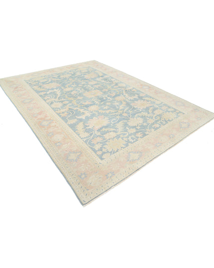 Sultanabad 7' 11" X 10' 7" Hand Knotted Wool Rug 7' 11" X 10' 7" (241 X 322) / Blue / Wool