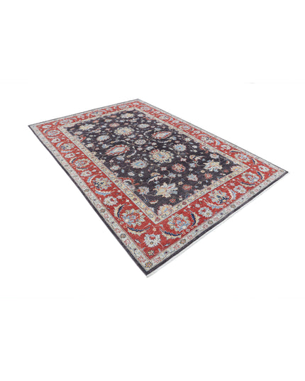Sultanabad 6' 4" X 9' 2" Hand Knotted Wool Rug 6' 4" X 9' 2" (193 X 280) / Brown / Wool