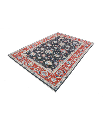 Sultanabad 6' 4" X 9' 2" Hand Knotted Wool Rug 6' 4" X 9' 2" (193 X 280) / Brown / Wool