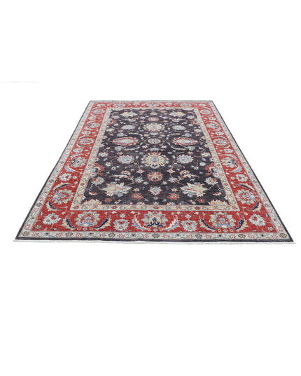 Sultanabad 6' 4" X 9' 2" Hand Knotted Wool Rug 6' 4" X 9' 2" (193 X 280) / Brown / Wool