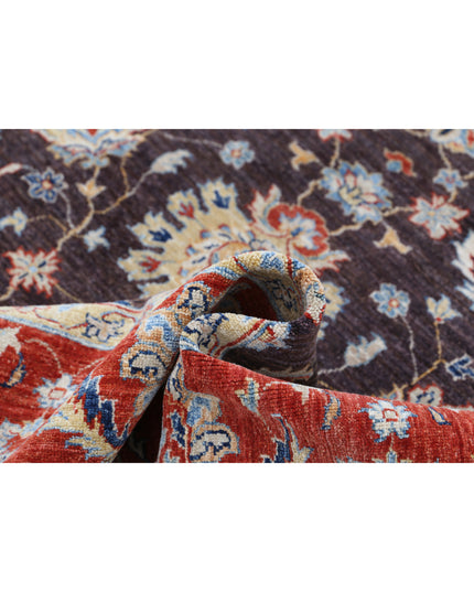 Sultanabad 6' 4" X 9' 2" Hand Knotted Wool Rug 6' 4" X 9' 2" (193 X 280) / Brown / Wool