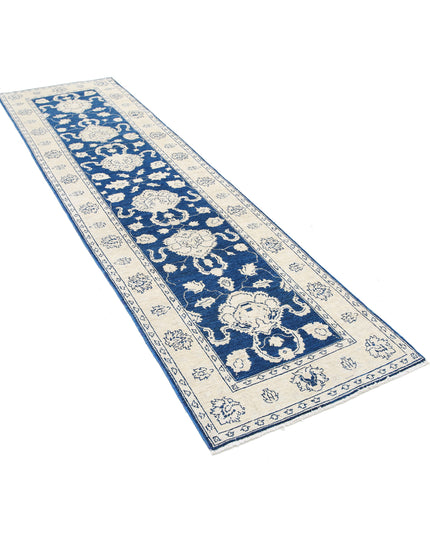 Sultanabad 2' 8" X 9' 9" Hand Knotted Wool Rug 2' 8" X 9' 9" (81 X 297) / Blue / Wool