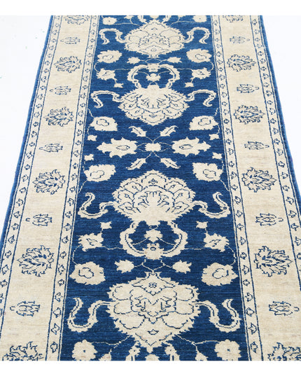 Sultanabad 2' 8" X 9' 9" Hand Knotted Wool Rug 2' 8" X 9' 9" (81 X 297) / Blue / Wool