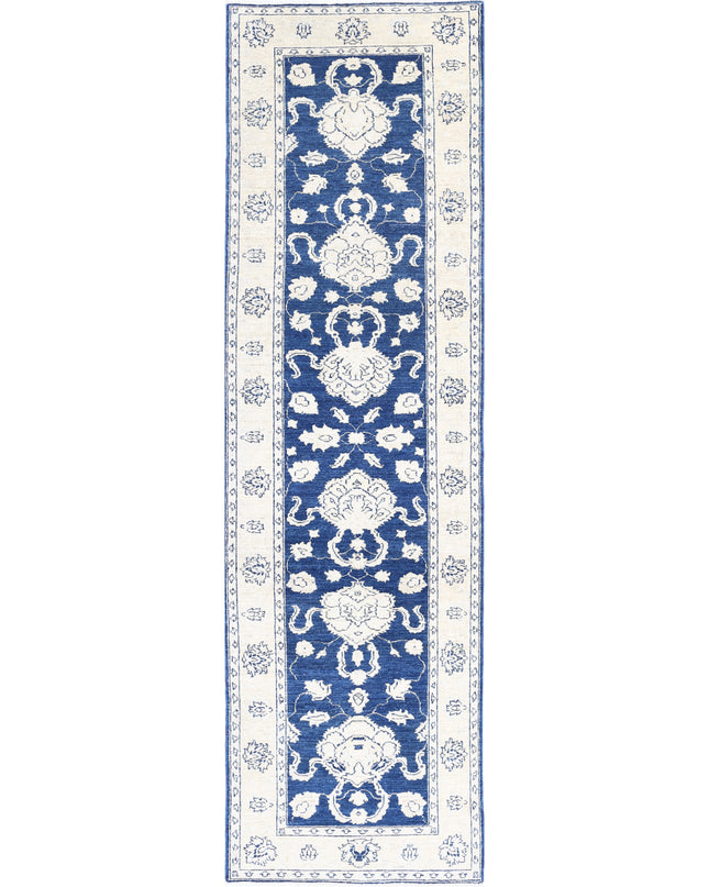 Sultanabad 2' 8" X 9' 9" Hand Knotted Wool Rug 2' 8" X 9' 9" (81 X 297) / Blue / Wool