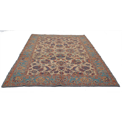 Sumak Kilim 6' 7" X 10' 6" Wool Hand-Woven Kilim 6' 7" X 10' 6" (201 X 320) / Multi / Multi