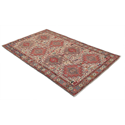 Sumak Kilim 3' 11" X 6' 7" Wool Hand-Woven Kilim 3' 11" X 6' 7" (119 X 201) / Multi / Multi