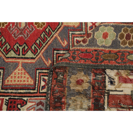 Sumak Kilim 3' 11" X 6' 7" Wool Hand-Woven Kilim 3' 11" X 6' 7" (119 X 201) / Multi / Multi