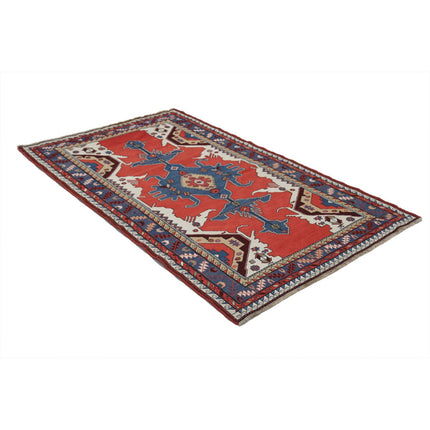 Sumak Kilim 4' 0" X 6' 8" Wool Hand-Woven Kilim 4' 0" X 6' 8" (122 X 203) / Multi / Multi