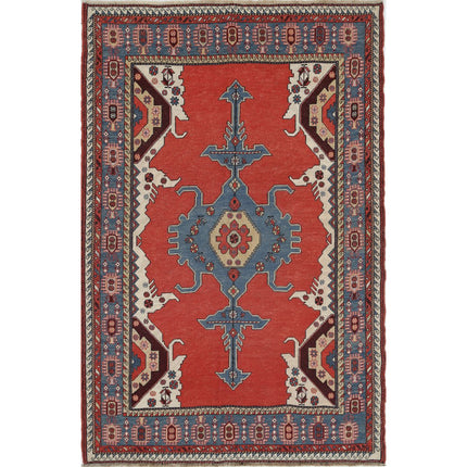 Sumak Kilim Hand-Woven Wool Kilim IVA0024220 - Natalia Rugs