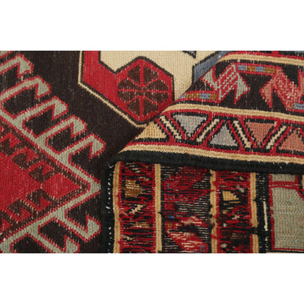 Sumak Kilim 3' 9" X 6' 7" Wool Hand-Woven Kilim 3' 9" X 6' 7" (114 X 201) / Multi / Multi