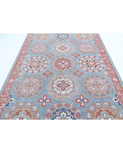 Suzani 4' 6" X 6' 7" Hand Knotted Wool Rug 4' 6" X 6' 7" (137 X 201) / Multi / Wool