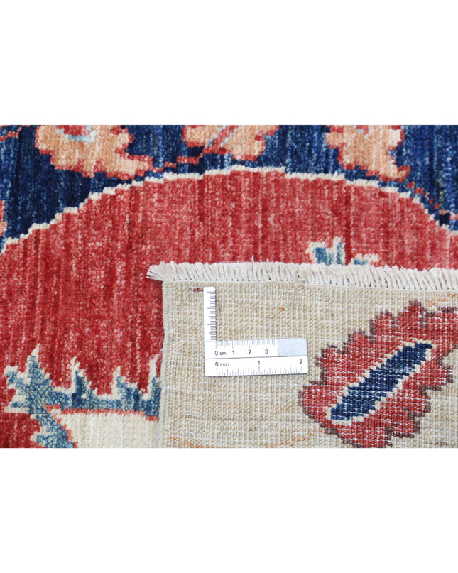 Suzani 6' 7" X 9' 7" Hand Knotted Wool Rug 6' 7" X 9' 7" (201 X 292) / Ivory / Wool