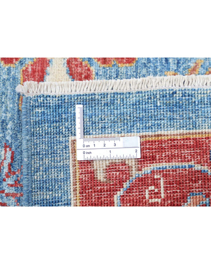 Suzani 6' 3" X 8' 8" Hand Knotted Wool Rug 6' 3" X 8' 8" (191 X 264) / Blue / Wool